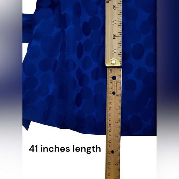 Maggy London Blue Ruched Tiered Halter Midi Dress - Picture 6 of 8